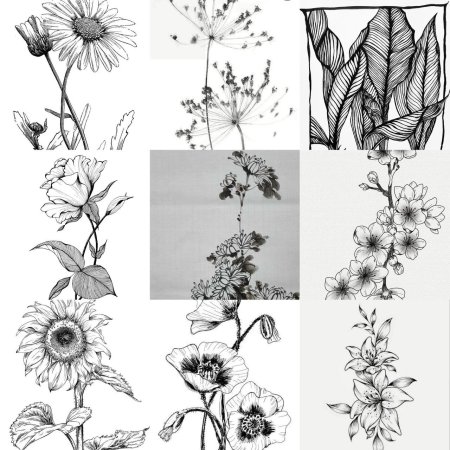 Стилизация цветов