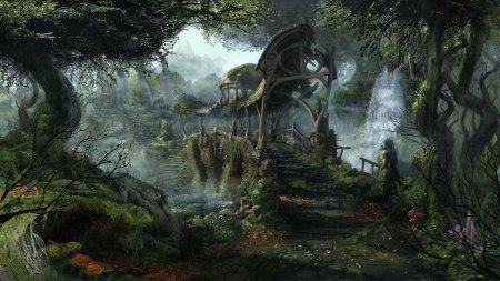 Лес ДНД арт