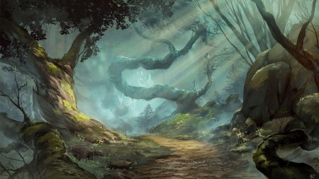 Лес ДНД арт