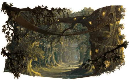 DND Эльфийская деревня