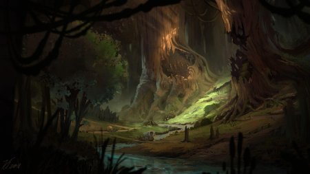 Лес ДНД арт