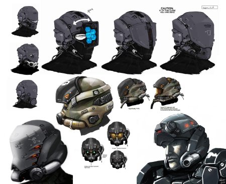 Шлем Future Cyberpunk