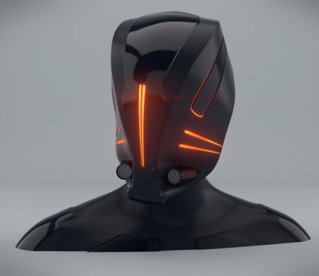 Футуристичный шлем