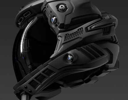 Мотошлем Sci-Fi