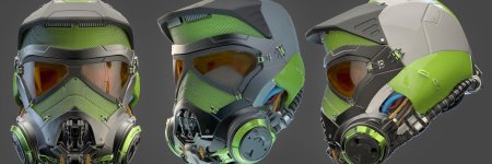 Футуристичный шлем