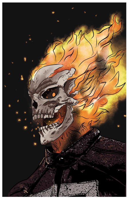 Призрачный гонщик Марвел