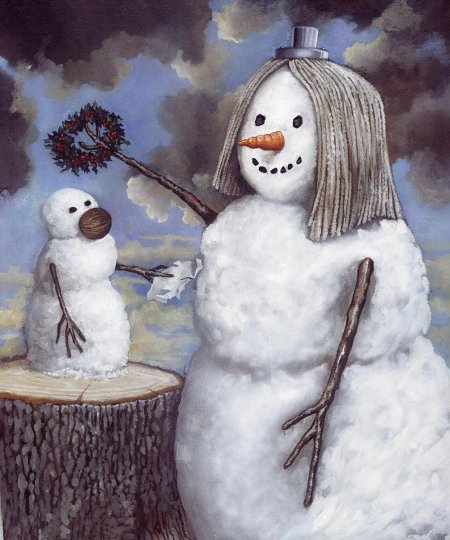 Прикольные Снеговики