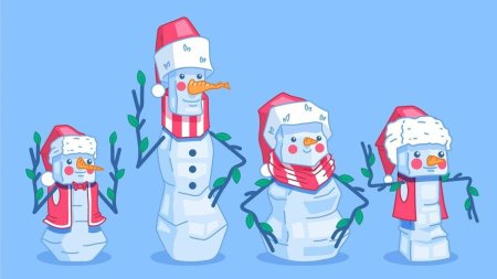 Новогодний Снеговик