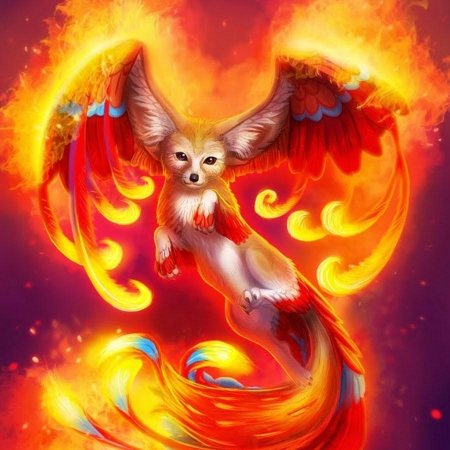 Лисы Кицунэ фенек Фокс