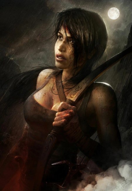 Томб райдер арт