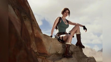 Лара Крофт косплейщицы