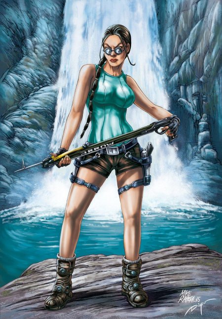 Пин ап Лара Крофт
