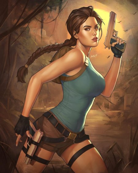 Лара Крофт 1 часть