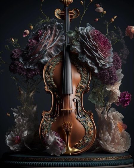 Светильник скрипка