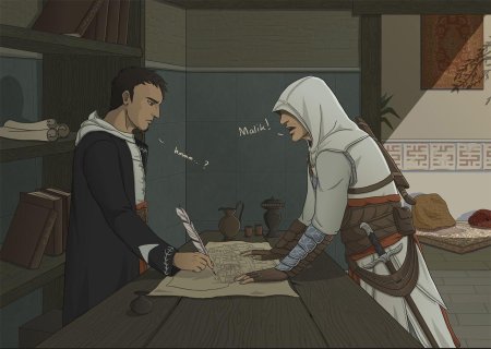 Ассасин Крид Альтаир и Малик