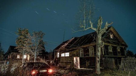 Жуткая заброшенная деревня