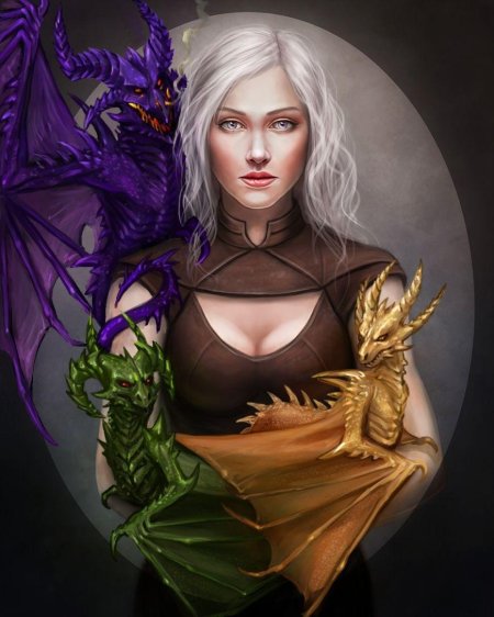 Дейенерис Таргариен арт книжная