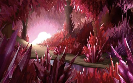 Кристальная пещера арт фэнтези