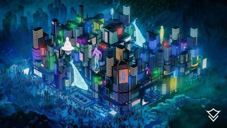 Киберпанк здания