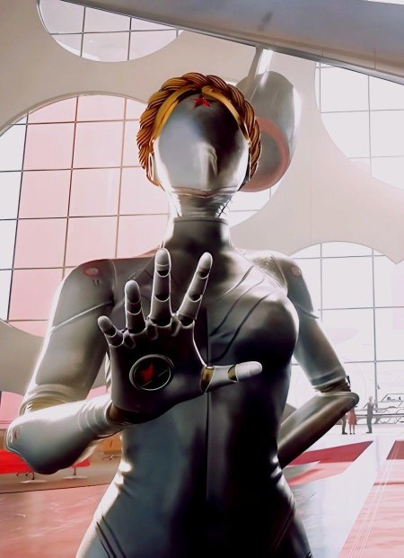 Atomic Heart роботы девушки