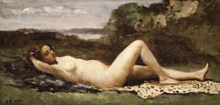 Жан Батист Камиль коро купание Дианы