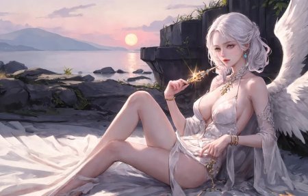 Фэнтези ангел девушка