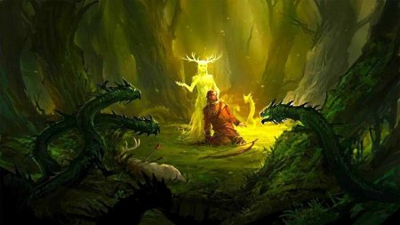 Дриада дух леса