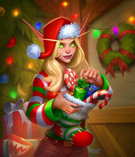 Новогодняя эльфийка