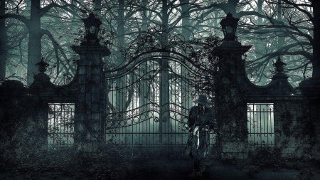 Викторианская Готика особняк лес