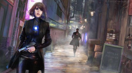 Детектив Нуар киберпанк