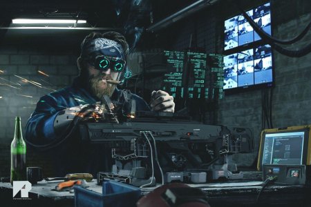 Киберпанк 2077 оружие арт