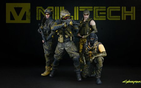 Cyberpunk 2077 Арасака солдаты