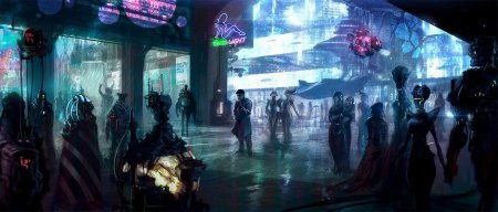 Хрустальный дворец киберпанк