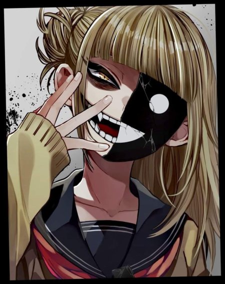 Моя геройская Академия злодеи тога