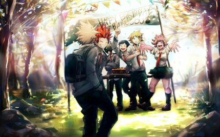 Аниме геройская Академия Мга