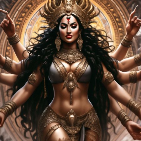 Многорукая богиня Кали