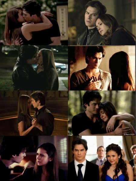 Деймон Сальваторе и Елена Гилберт