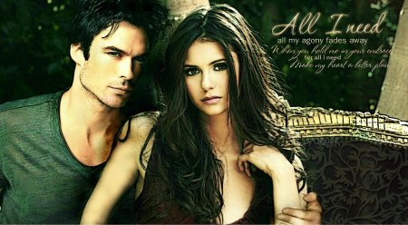 Дневники вампира Деймон и Елена