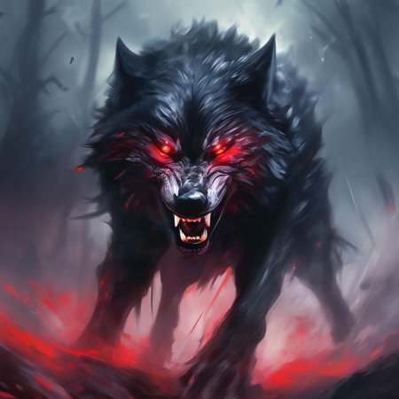 Волк демон