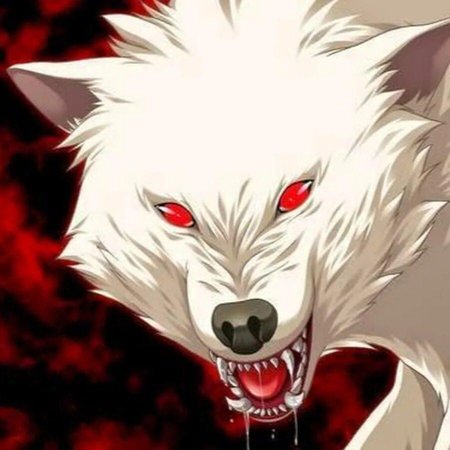 Белый волк аниме