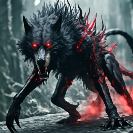 Монстр волк