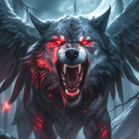 Демон волк