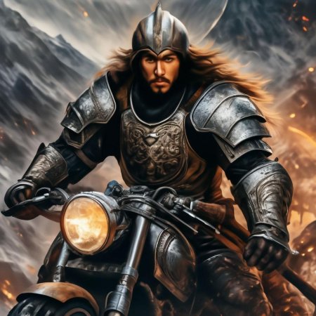 Мужчина в доспехах