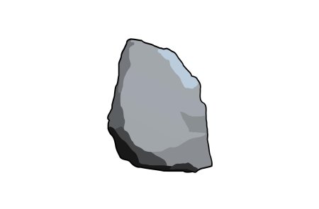 Камень нарисованный