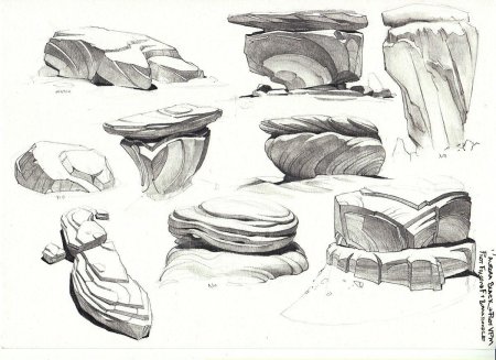 Скетчи камней