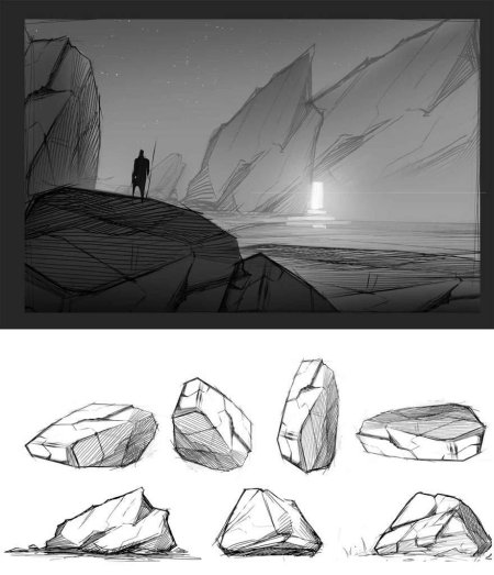 Скетчи камней