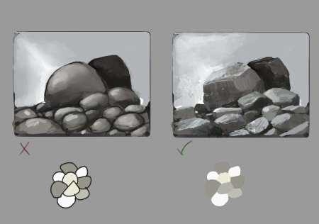 Камень мультяшный