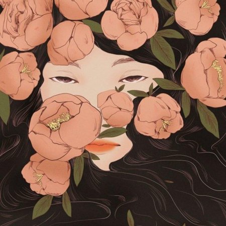 Аниме цветы Эстетика