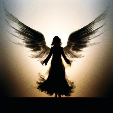 Ангел с крыльями