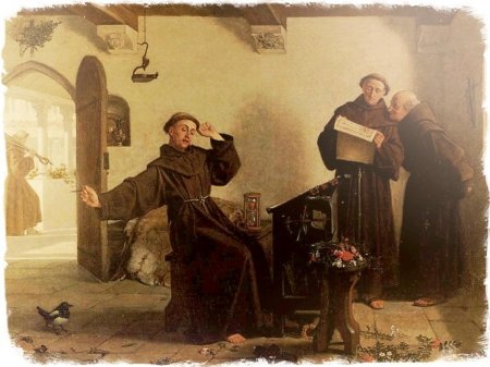 Картина францисканский монах